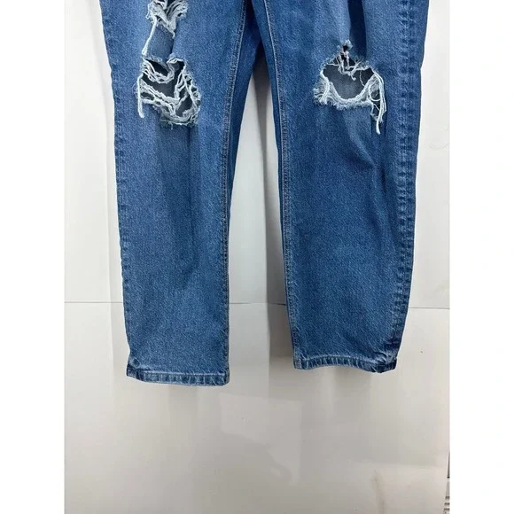 American Eagle Curvy Mom Jeans Strigid (size 16) - Picture 4 of 10